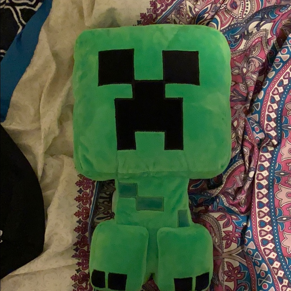 minecraft creeper plushie stuffed animal